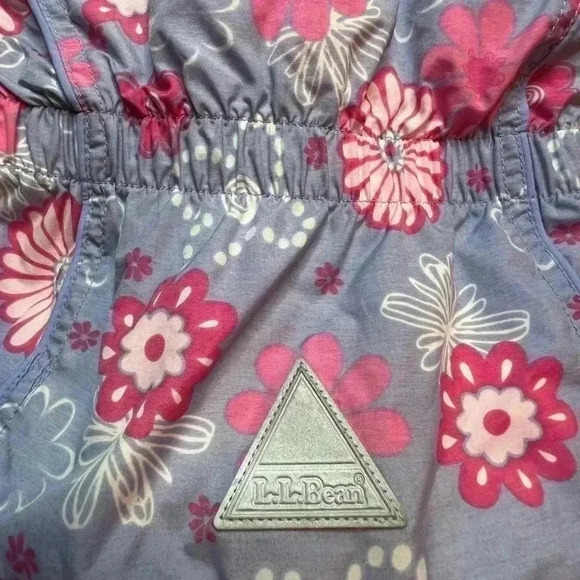 L.L. BEAN GIRLS LINED JACKET•Purple, Hit Pink and Light Pink•Like New!! - Picture 5 of 8